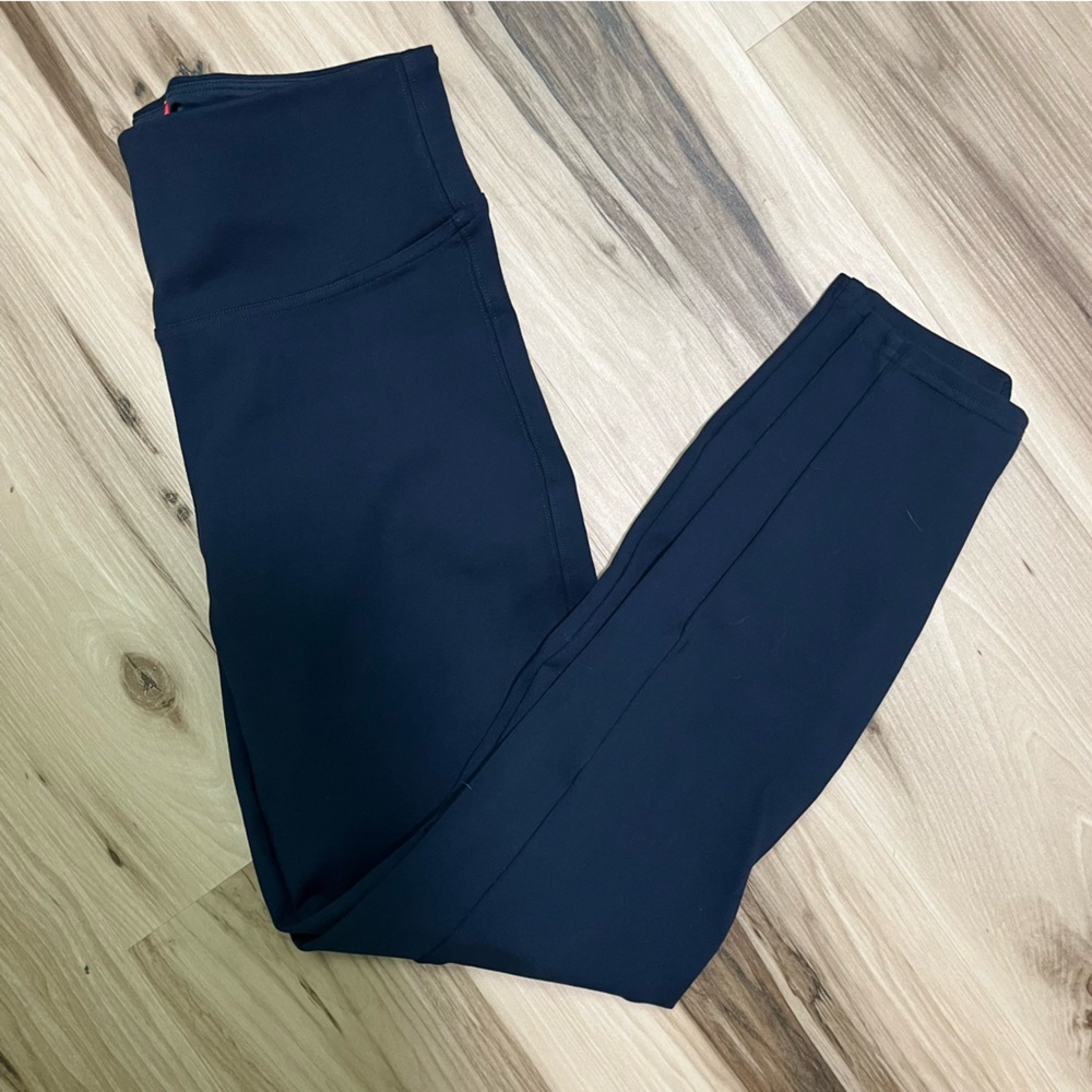 Spanx Navy Ankle Ponte Leggings Size Small
